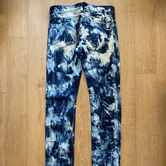 AUTHENTIC Alexander McQueen MCQ ACID WASHED DEMIN JEANS 31 - Picture 2 of 16